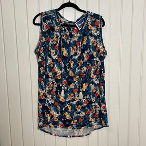 Ruff Hewn floral tank